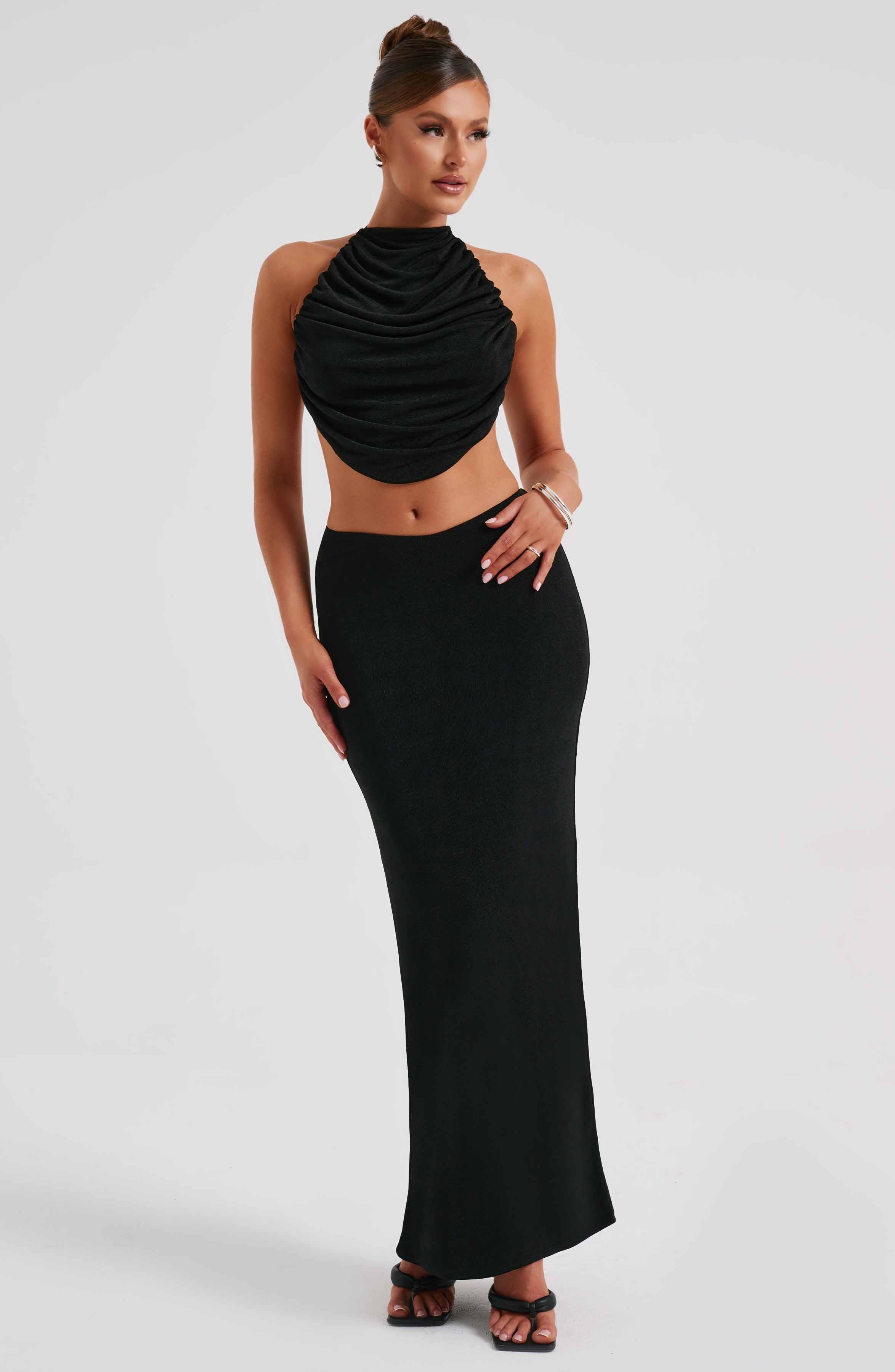 Fifi Maxi Skirt - Black Product Image