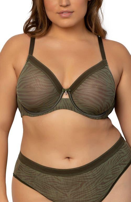 Curvy Couture Full Figure Mesh Underwire Bra Product Image