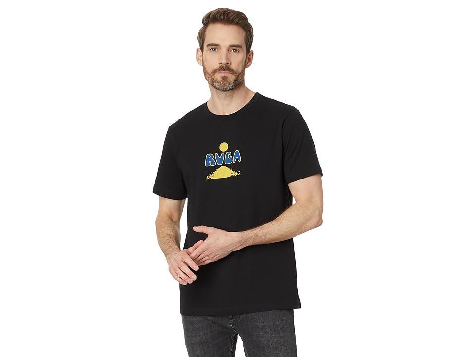 RVCA Blue Lagoon Short Sleeve Tee Men's Clothing Product Image