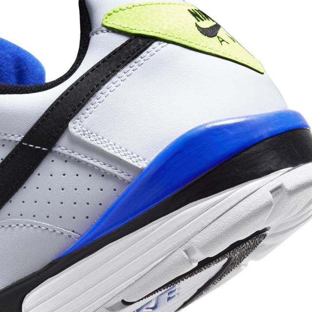 Nike Mens Air Trainer 3 - Running Shoes White/Blue/Volt Product Image