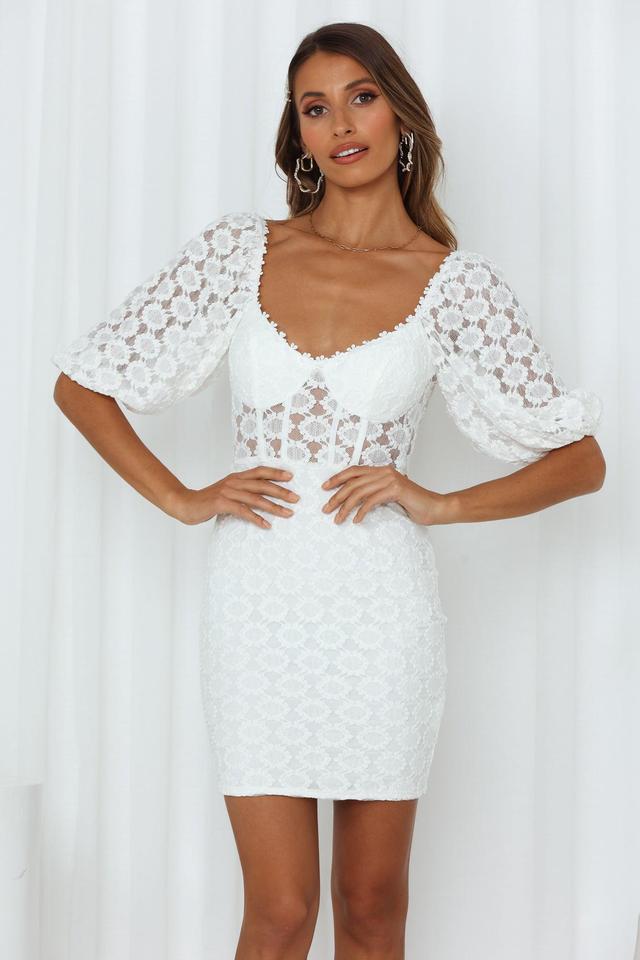 We Cute Dress White Product Image