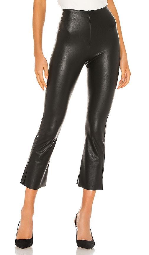 Commando Faux Leather Cropped Flare (Porcelain) Women's Clothing Product Image