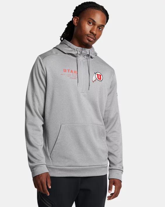 Mens Armour Fleece Collegiate  Zip Hoodie Product Image