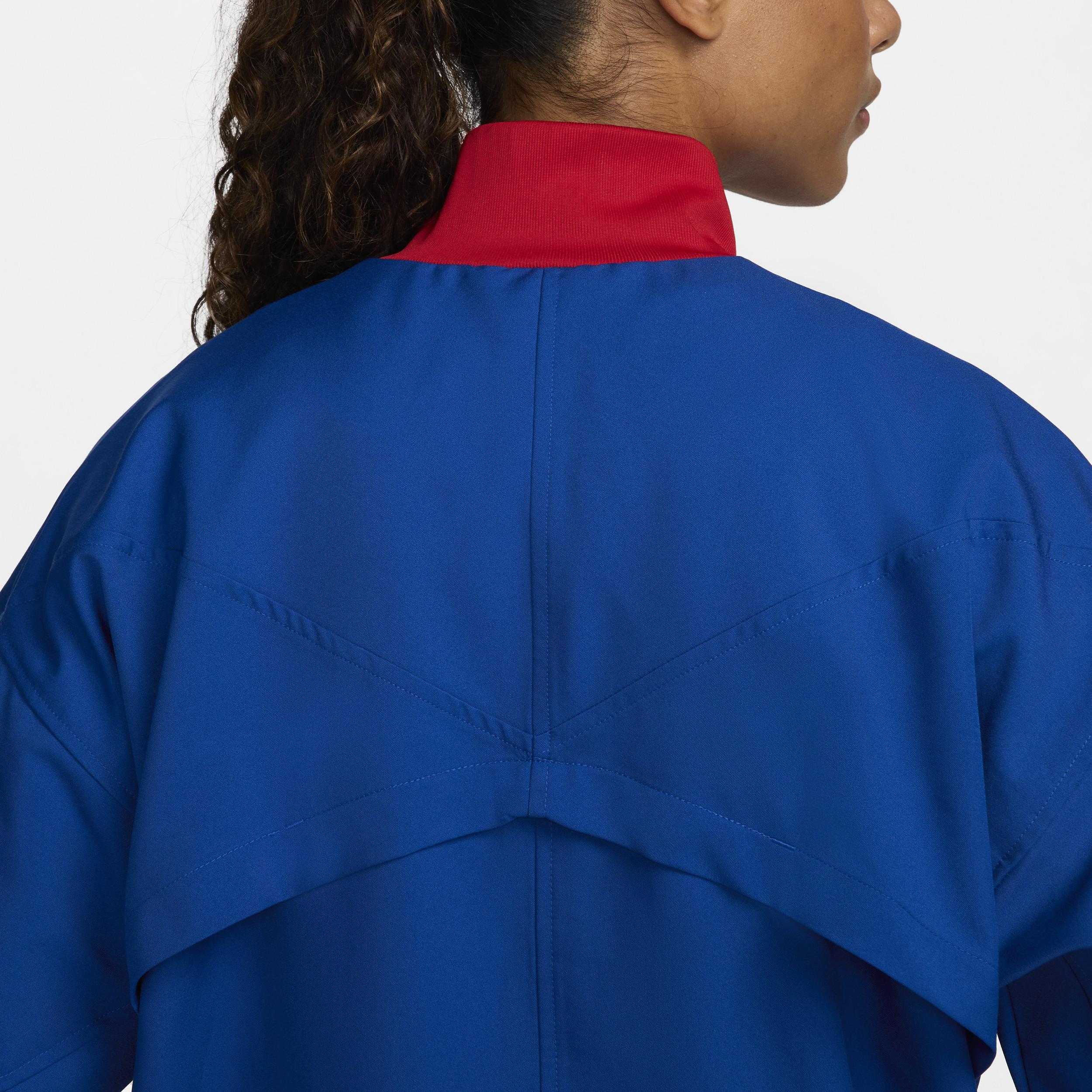 Nike Womens Royal Uswnt 224 Strike Anthem Full-Zip Jacket Product Image