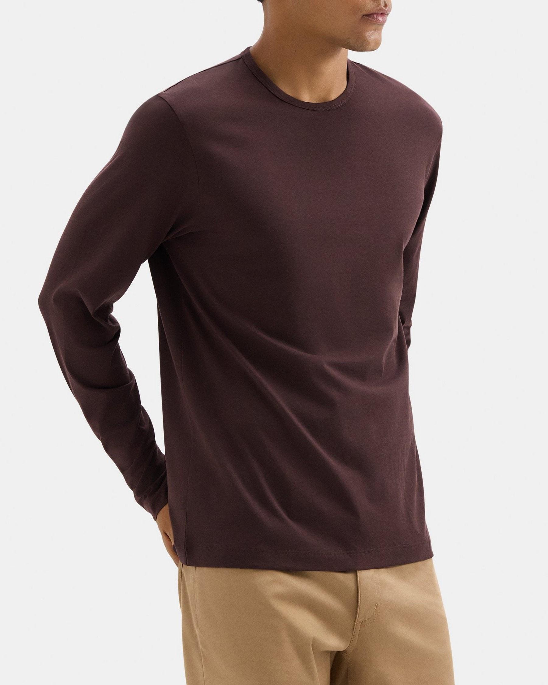 Relaxed Long-Sleeve Tee in Organic Cotton Product Image