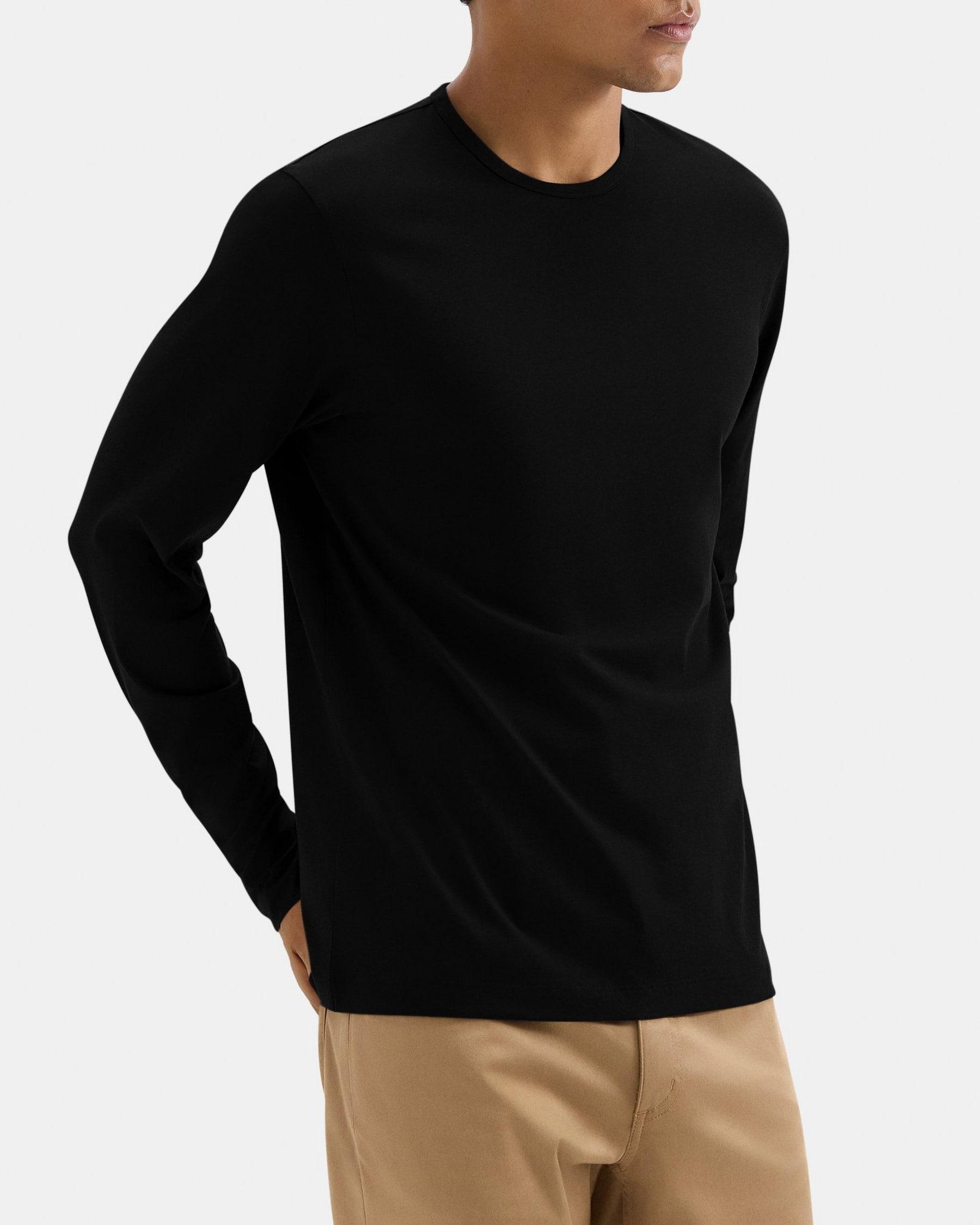 Relaxed Long-Sleeve Tee in Organic Cotton Product Image