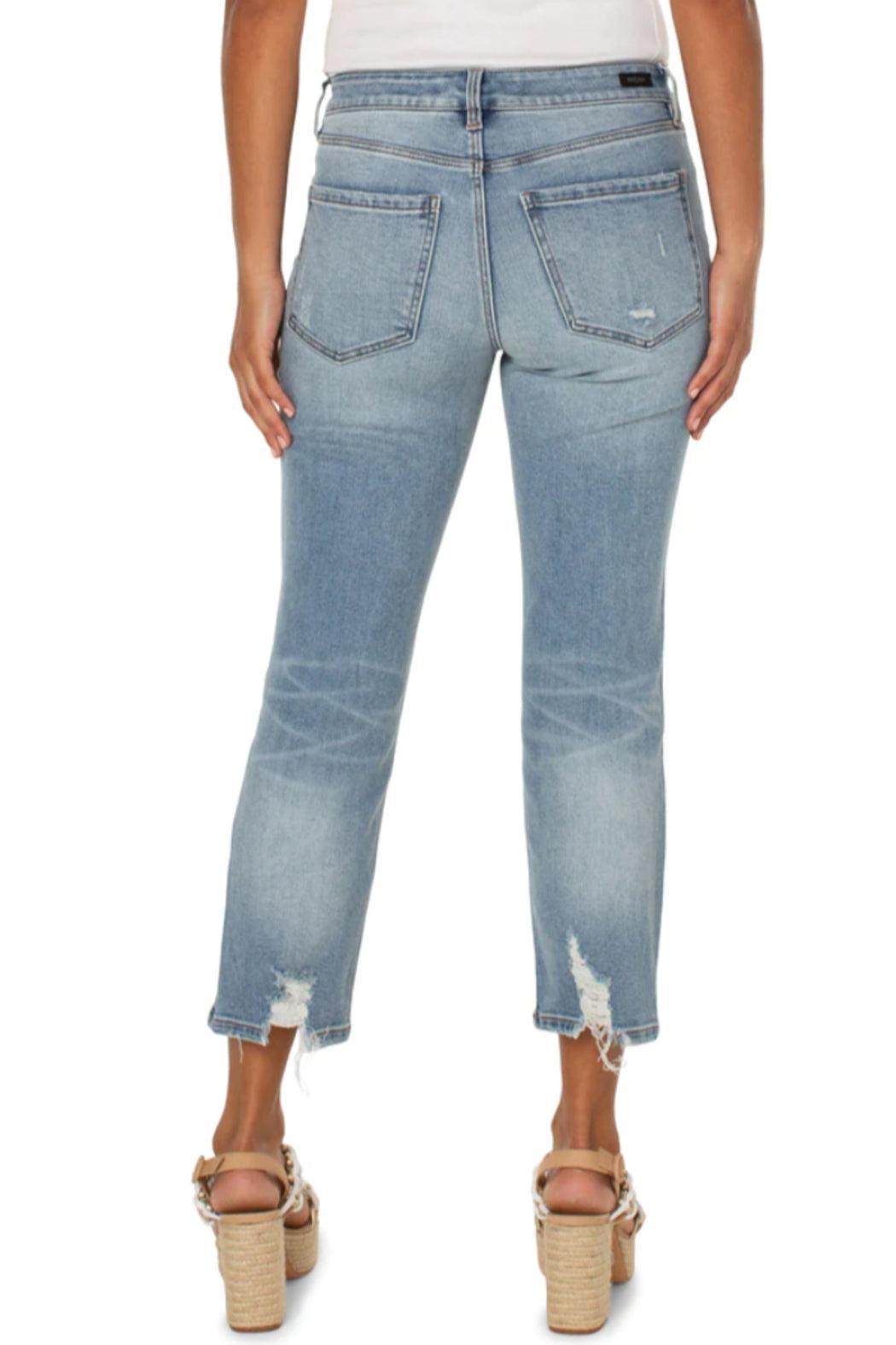 Kennedy Crop Straight Leg Jean Product Image