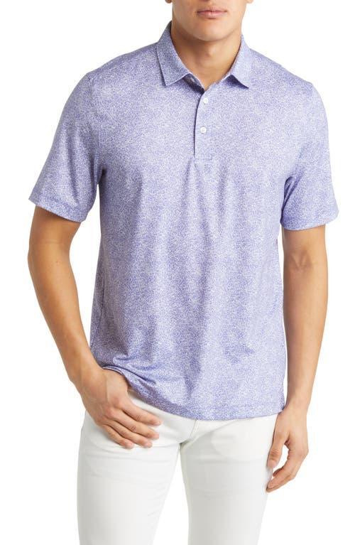 Cutter  Buck Pike Short-Sleeve Constellation-Printed Stretch Polo Shirt Product Image