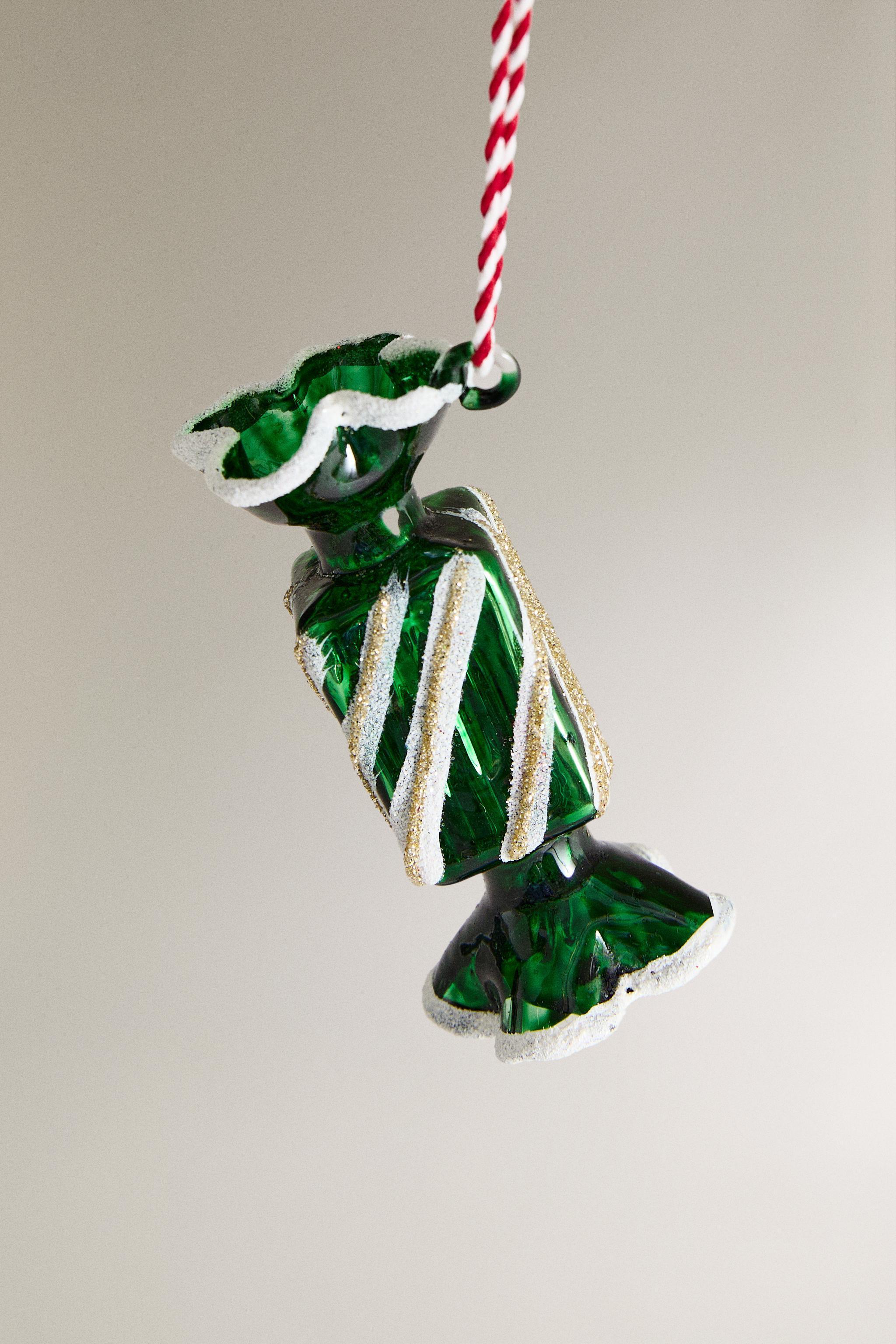 GLASS CANDY CHRISTMAS TREE DECORATION Product Image