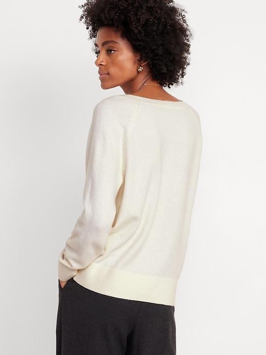 SoSoft Loose V-Neck Sweater Product Image