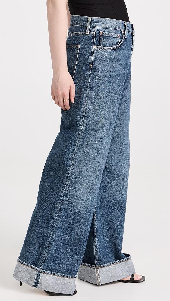 AGOLDE Dame High Rise Wide Leg Jeans | Shopbop Product Image