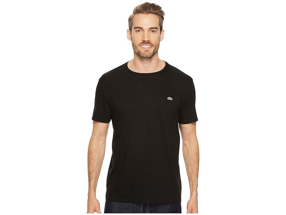 Lacoste Short Sleeve Pima Crew Neck Tee Men's T Shirt Product Image