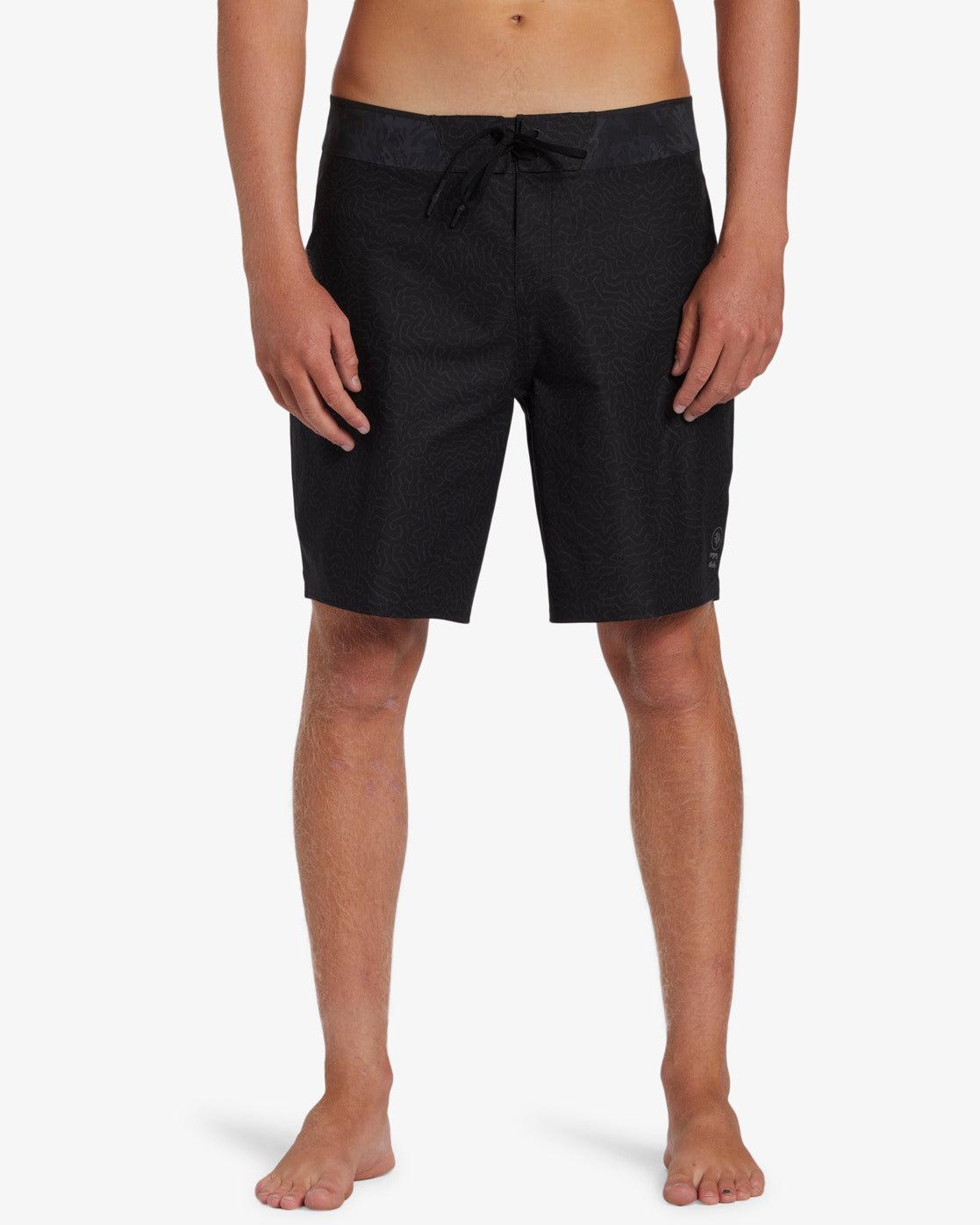 Brain Bio Pro 18" Boardshorts - Black Male Product Image