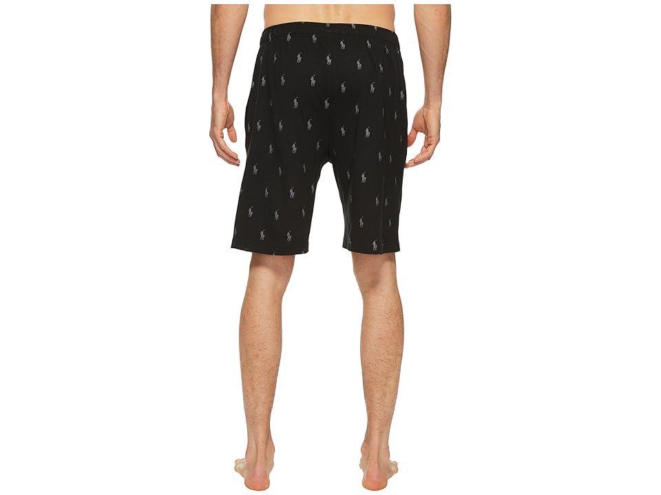 Polo Ralph Lauren Knit Sleep Shorts (Polo /Active Grey AOPP) Men's Pajama Product Image