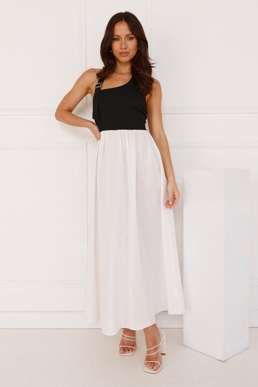 Sea Foam Halter Midi Dress White Product Image