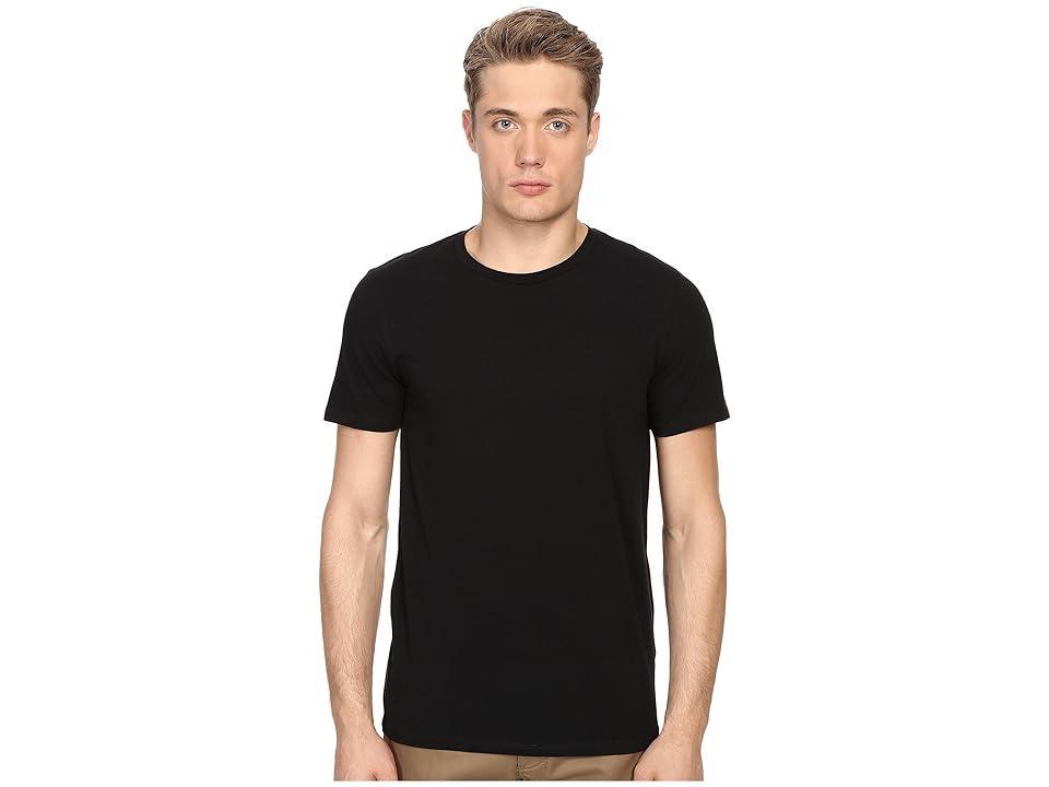 Vince Short Sleeve Pima Crew Neck Tee Optic White XS Product Image