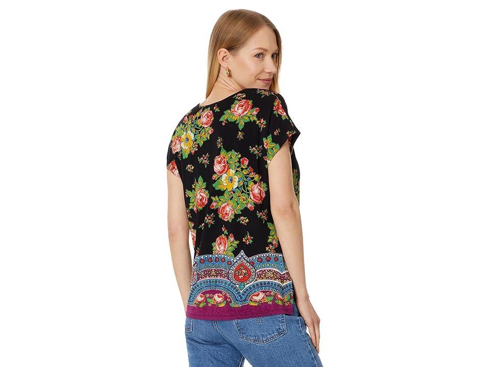 Johnny Was Spark Dolman V-Neck (Multicolor) Women's Clothing Product Image