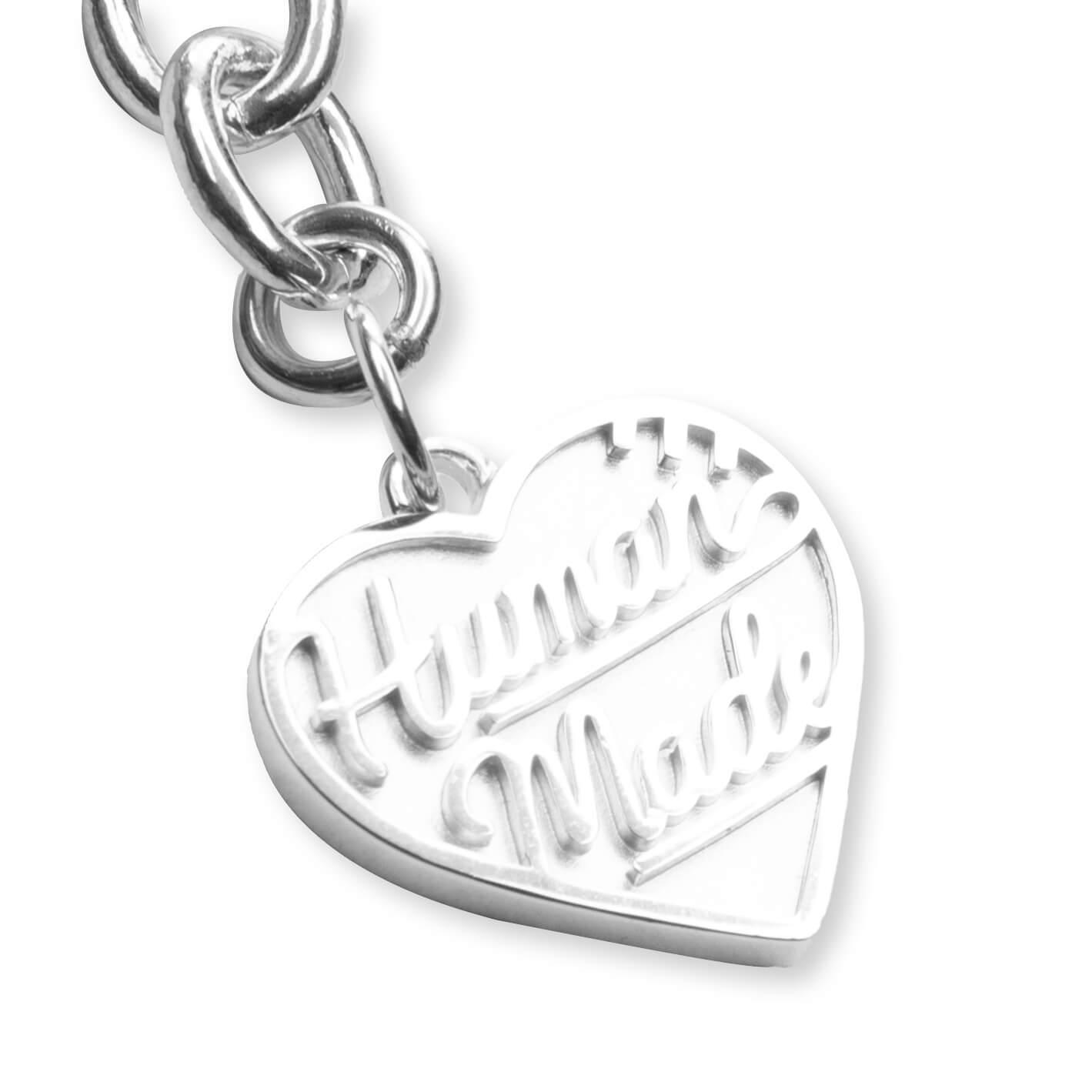 Heart Silver Bracelet - Silver Male Product Image