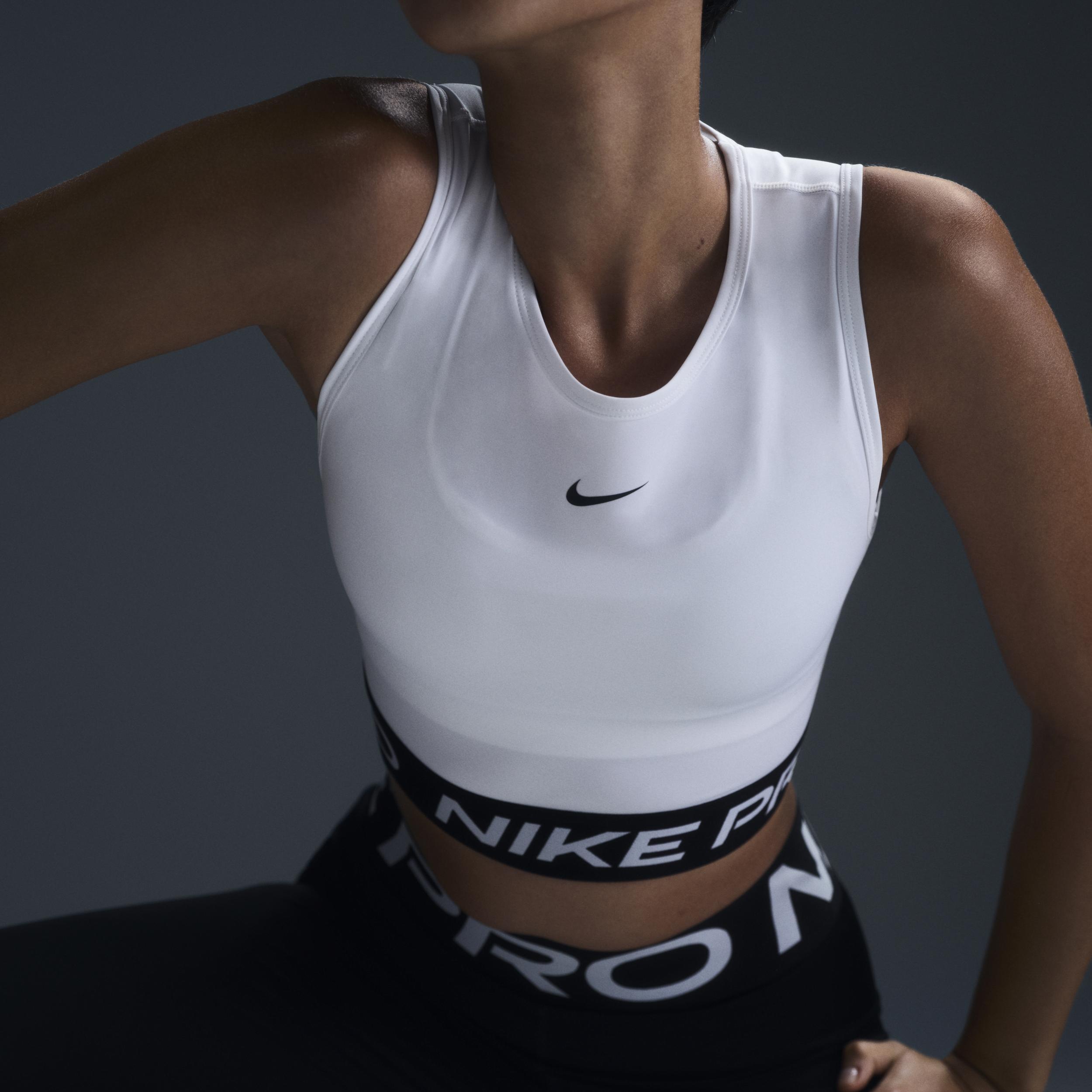 Women's Nike Pro Dri-FIT Cropped Tank Top Product Image