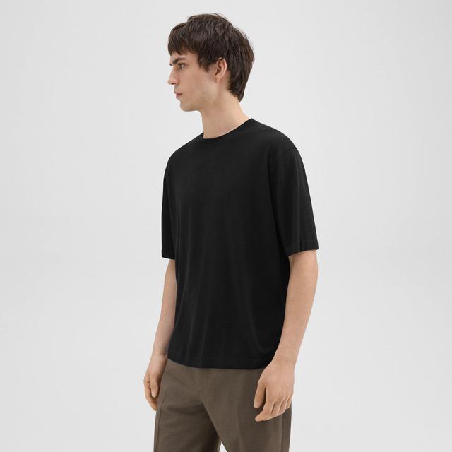 Regal Wool Relaxed Tee | Theory Product Image