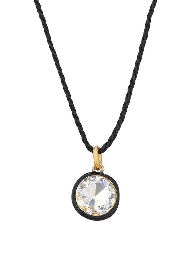 ROXANNE ASSOULIN Bezel Crystal Pendant Necklace Product Image