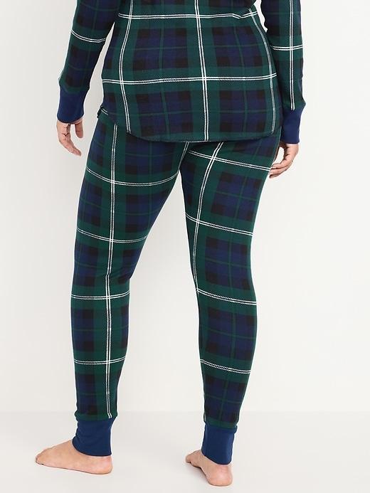 High-Waisted Waffle Pajama Leggings Product Image