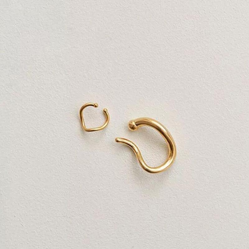 Set of 2: Twisted Alloy Ear Cuff (Various Designs) Product Image