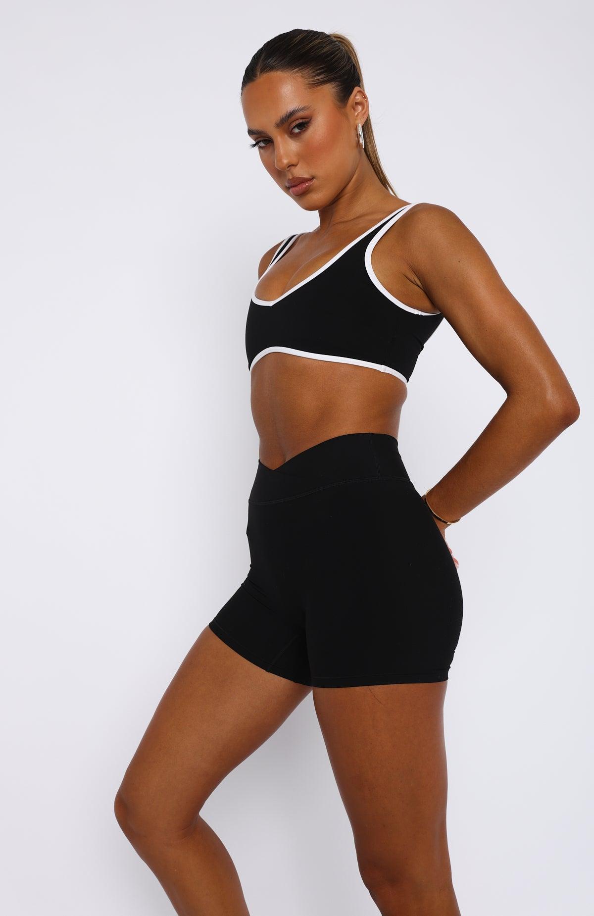 I'll Prove It Sports Crop Black/White Product Image