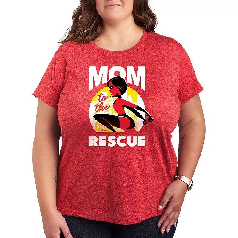 Disney / Pixars The Incredibles Plus Mom Rescue Graphic Tee, Womens Product Image