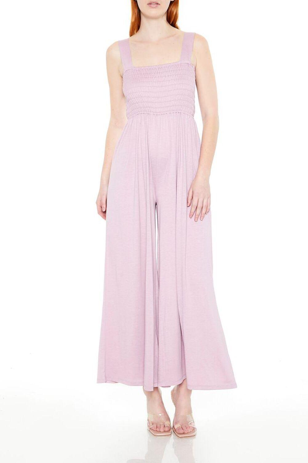 Shirred Wide-Leg Tank Jumpsuit | Forever 21 Product Image