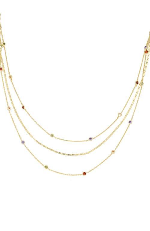 Ettika Rainbow Layered Necklace Product Image