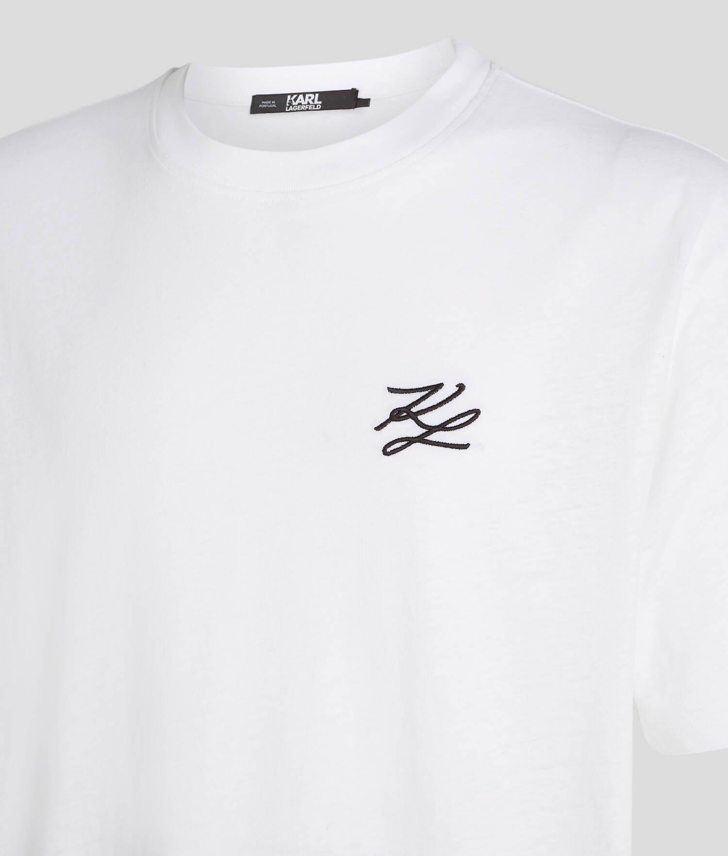 KARL AUTOGRAPH LINEN T-SHIRT Product Image