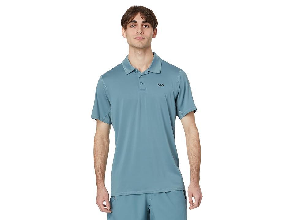 RVCA Sport Vent Polo (Glacier) Men's Clothing Product Image