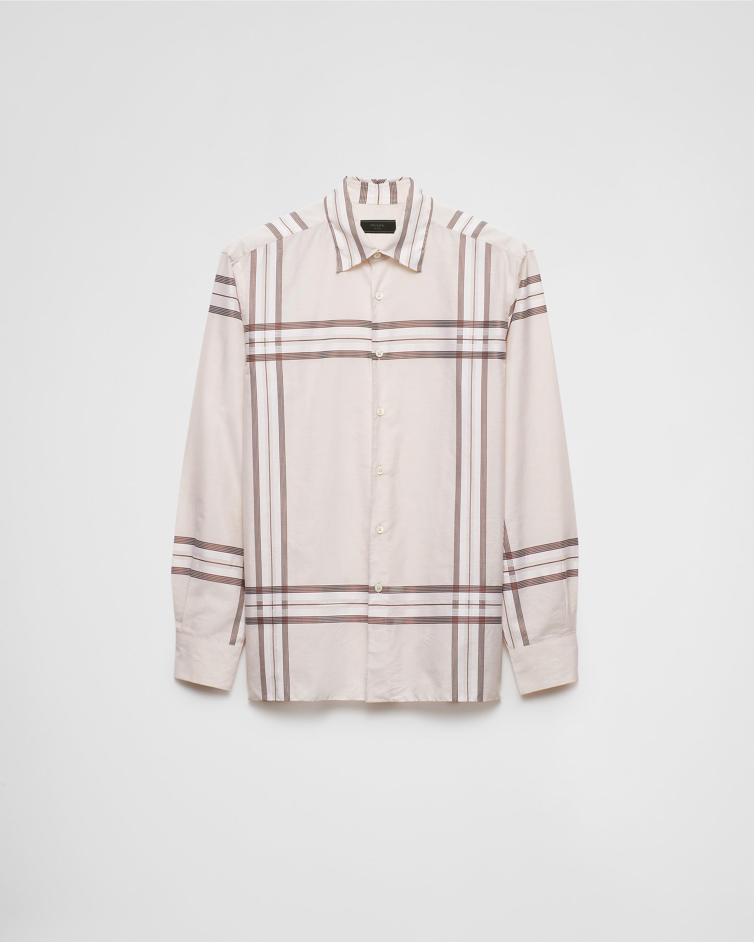 Checked cotton shirt Product Image