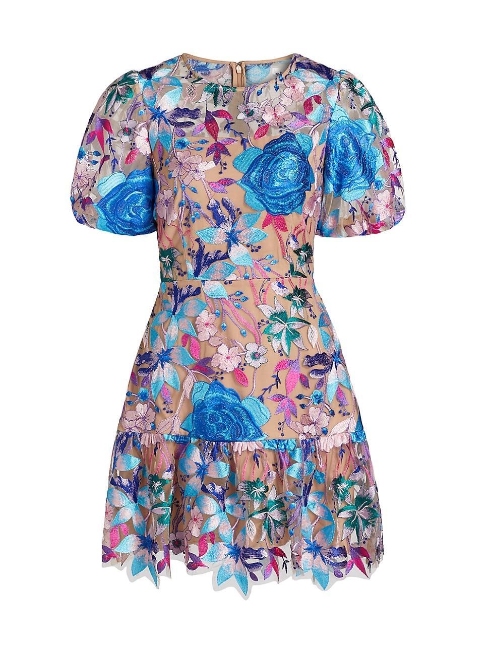 Womens Yasmin Floral Minidress Product Image