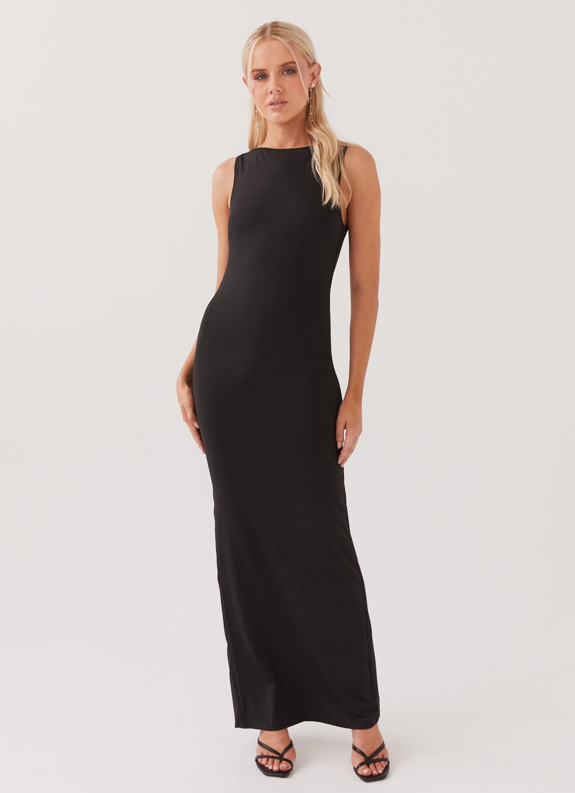 Davina Maxi Dress - Black Product Image