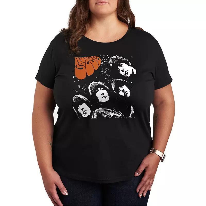 Plus Size The Beatles Rubber Soul Graphic Tee, Womens Product Image