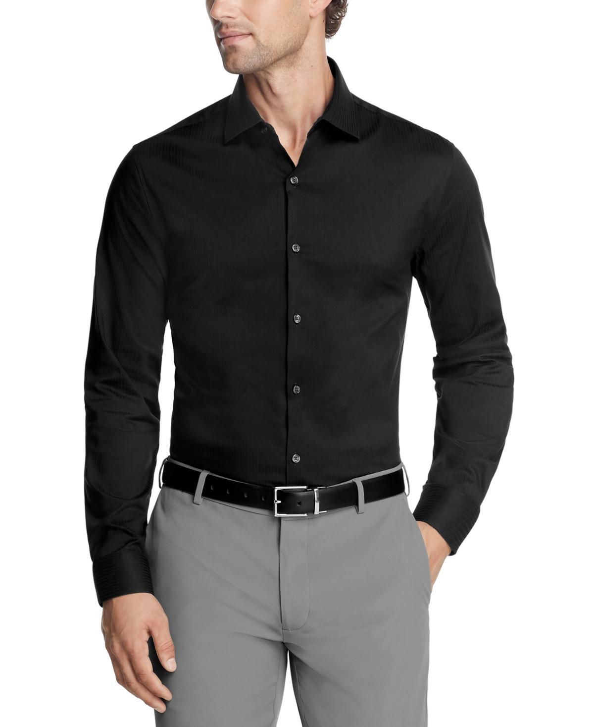 Kenneth Cole Reaction Mens Techni-Cole Slim Fit Flex Stretch Dress Shirt Product Image