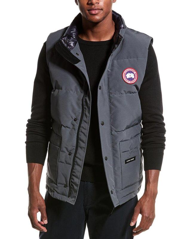 CANADA GOOSE Down Vest In Blue Product Image