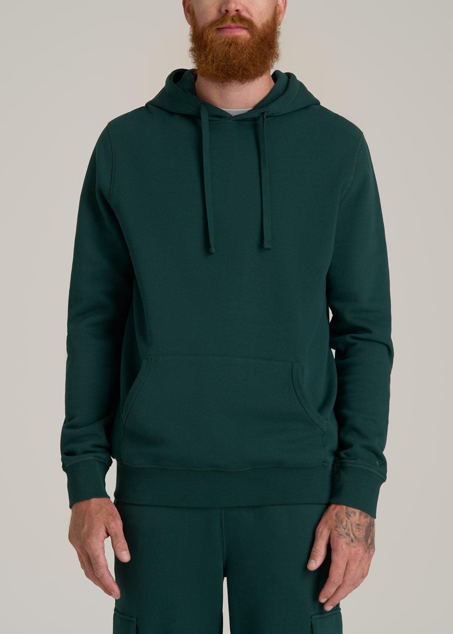 Wearever 2.0 Fleece Hoodie for Tall Men in Rain Forest Product Image