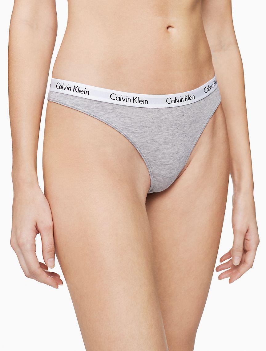 Carousel Logo Cotton Thong Product Image