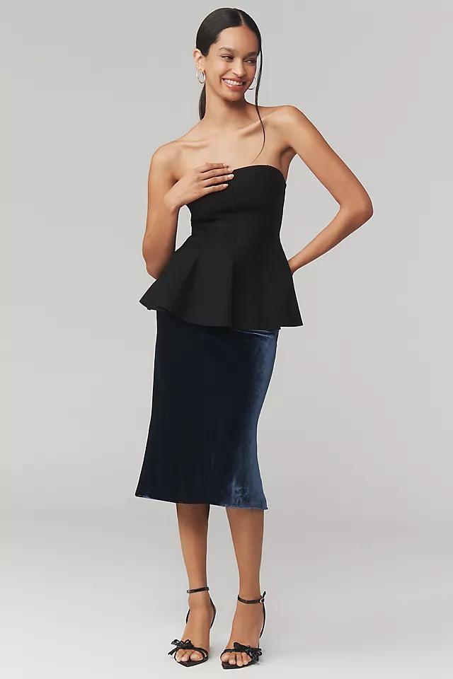 The Tilda Velvet Slip Skirt product image