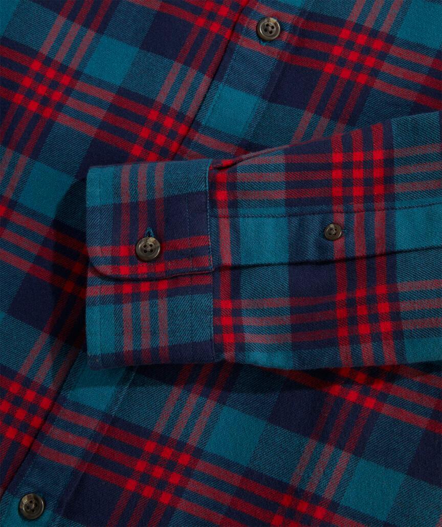 Stretch Flannel Plaid Shirt Product Image