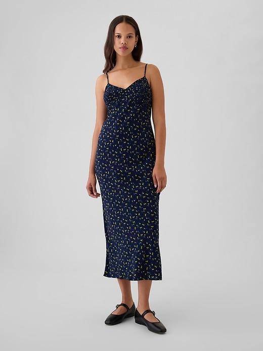 Pintuck Midi Dress Product Image