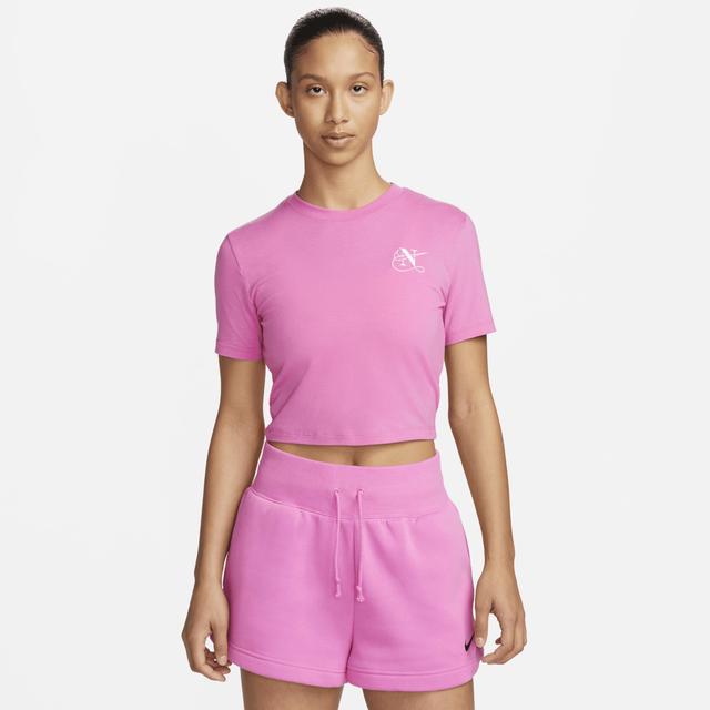 Women's Nike Sportswear Essential Slim Cropped T-Shirt Product Image