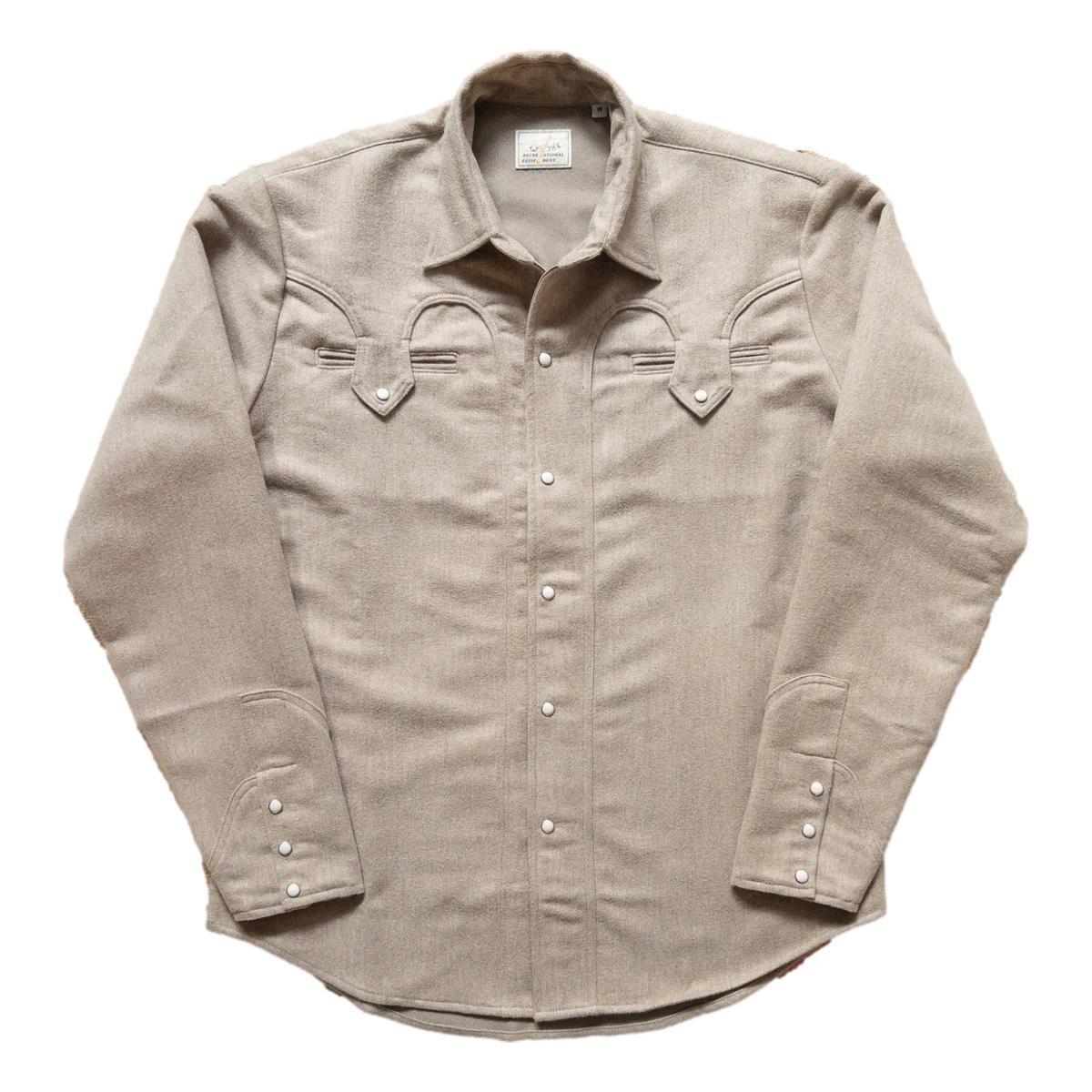 Moleskin Outlaw Shirt Taupe Melange Product Image