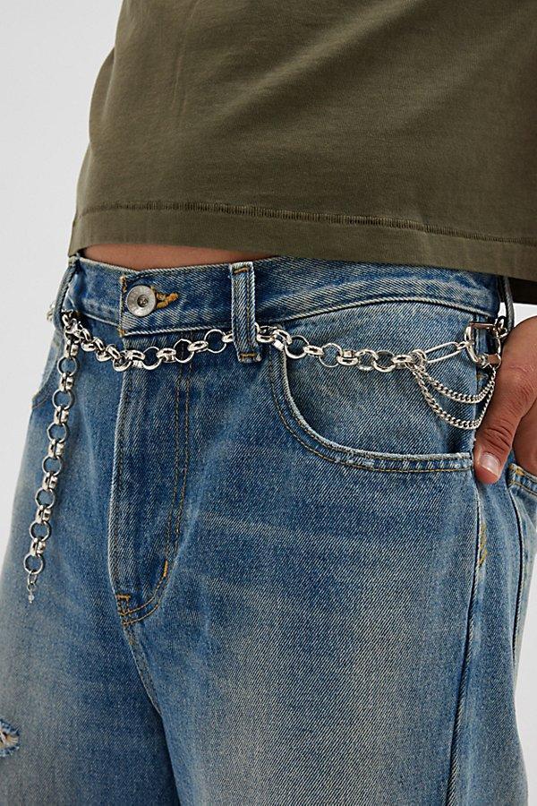 Chunky Chain Carabiner Belt Mens at Urban Outfitters Product Image