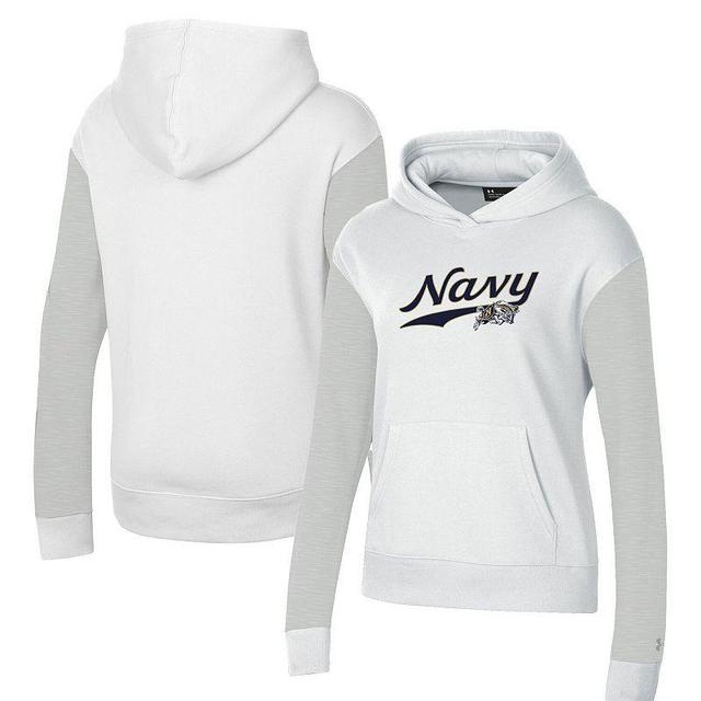 Womens Under Armour Navy Midshipmen All Day Pullover Hoodie Product Image