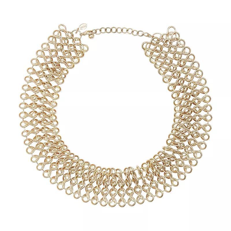 1928 Gold Tone Chain Collar Necklace, Womens, Yellow Product Image