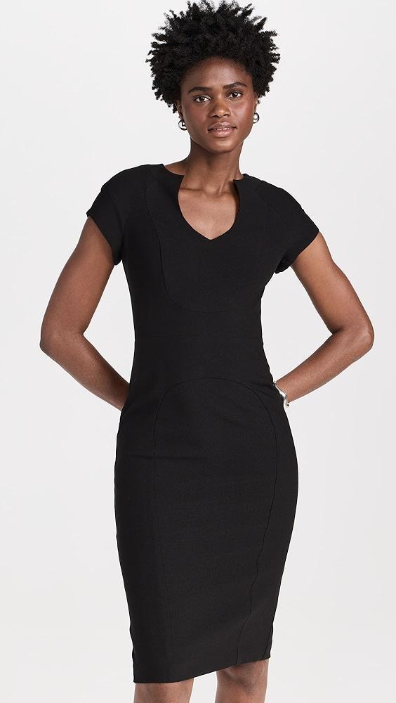 Black Halo Rose Sheath Dress | Shopbop Product Image